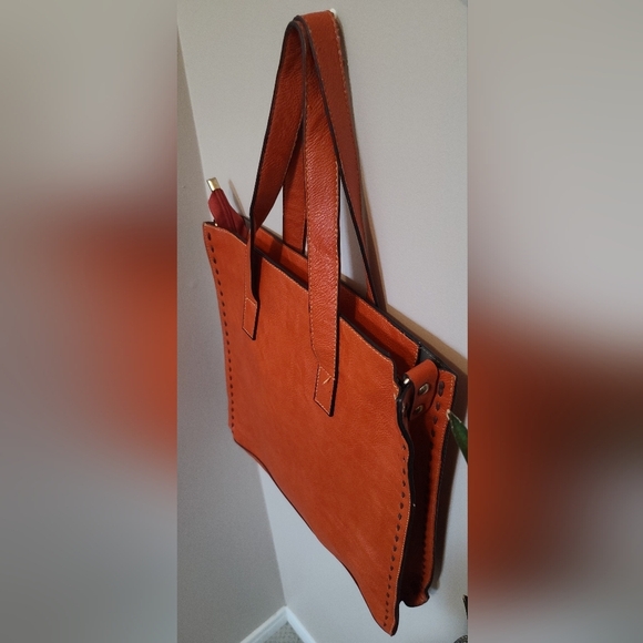 Michael Kors Burnt Orange Tote Style Bag - Picture 5 of 15